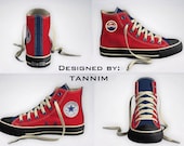Custom Game of Thrones: House Tully Converse Chucks