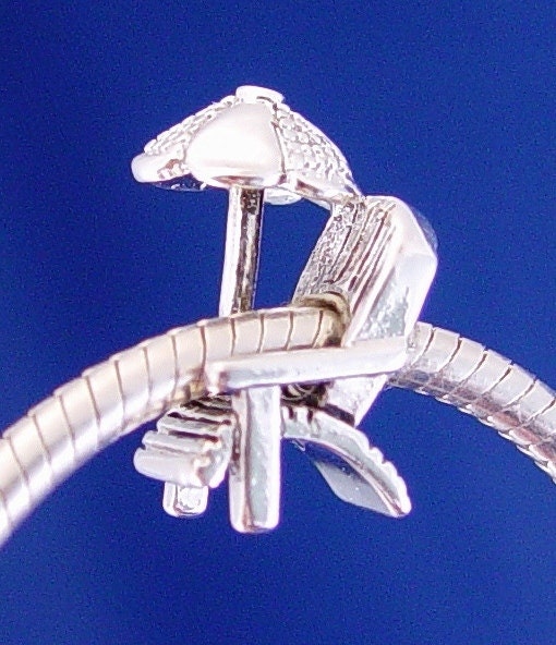 BEACH CHAIR Summer Pool Ocean Lake European Charm Bead Silver Plated Jewelry designed to fit your Bracelet or style
