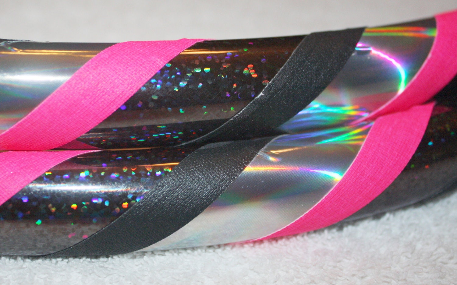 Hula Hoop -Custom Who's That Girl Hoola Hoop - Collapsible for Travel - Dance or Exercise