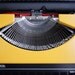 Vintage typewriter - Mustard Yellow - 1970s