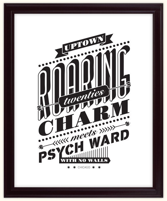 Uptown 11x14 Print Silk Screen Poster