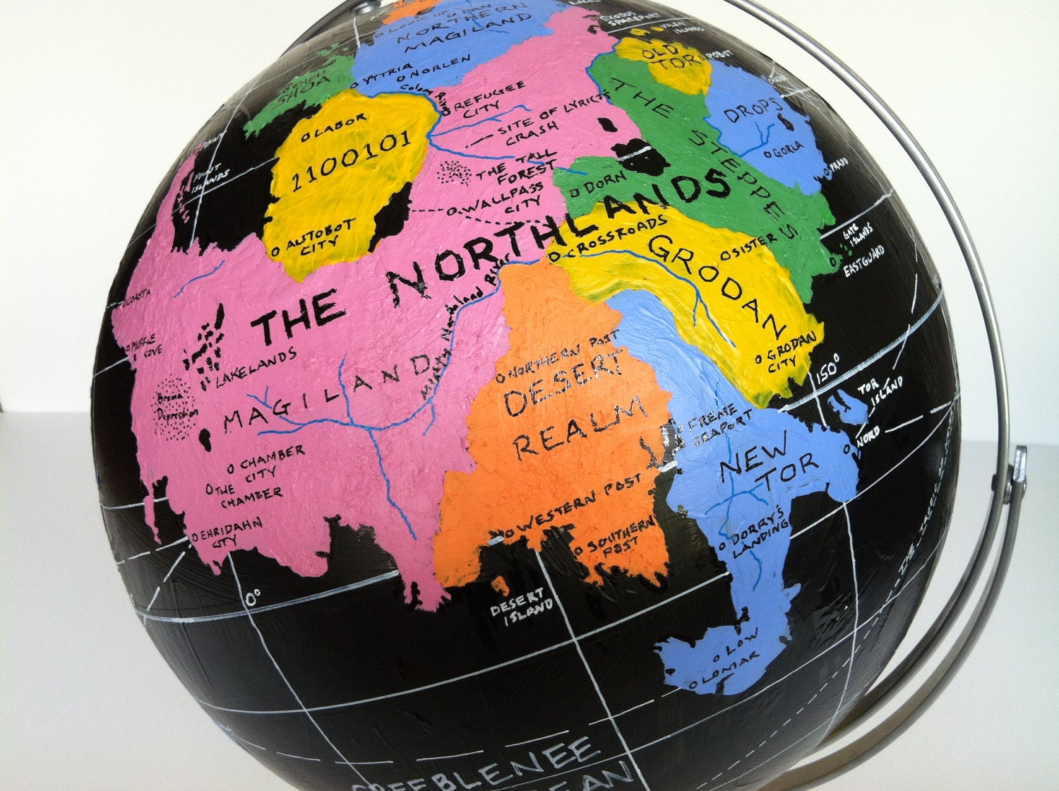 Handpainted Globe of Your Imaginary Land (NTRGLCTC)