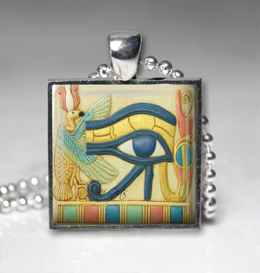 Ancient Egypt, Eye of Horus, Pendant, Keychain, BFF Gifts, Egypt,Egyptian God,Spiritual,Woman,Friends, Gifts Under 15,Handmade USA
