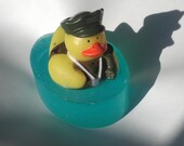 Camouflage Rubber Ducky embedded toy soap by Lavish Handcrafted