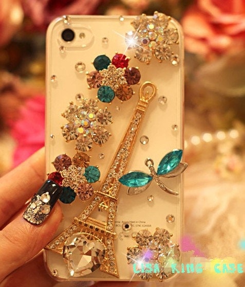 tower crystal  iphone 4 bling case iphone 4s case  iphone 5 bling case samsung galaxy s3 bling case samsung galaxy s4 case
