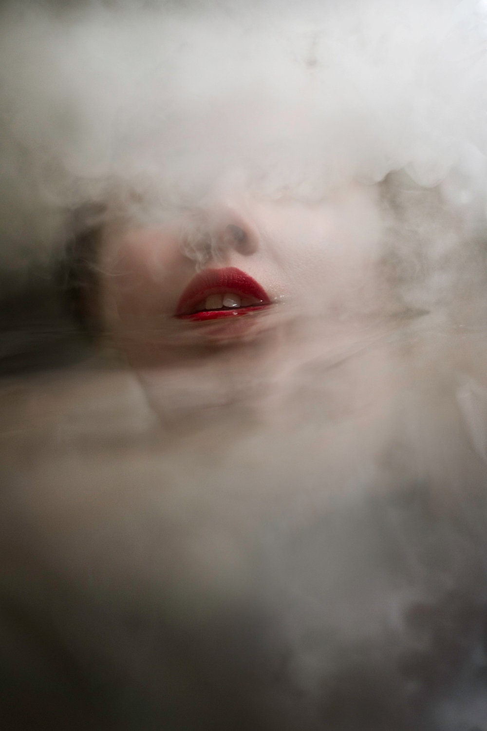 12" x 8" - Conceptual Digital Photography - Fog - Dream - Woman - Light - Water - Mysterious - Psychological - Fine Art - Print - MichelleFader