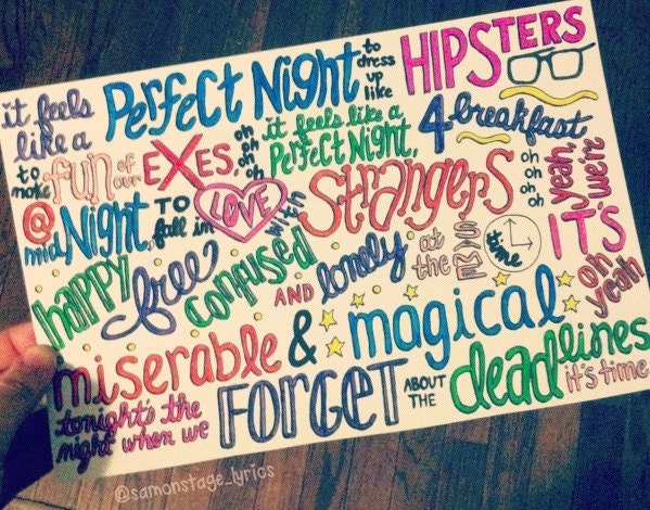 22 Lyric Drawing