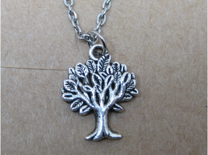 Sweater chain necklace pendant jewelry Vintage tree of life Warcraft CS silver bronze personalized fresh delicate gift A33