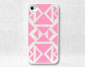 iPhone 4 Case, iPhone Case, iPhone 4S Case - Geometric Wood  - 103