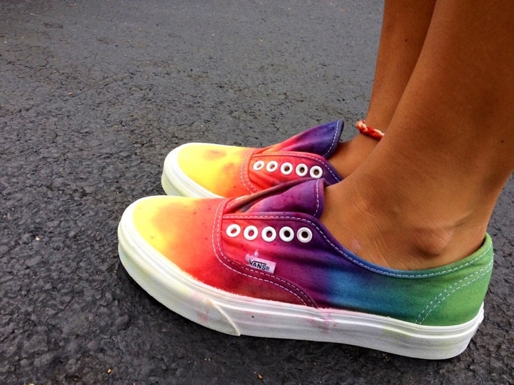 Custom Tie Dye Vans