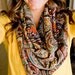 Classy Paisley Blend Infinity Scarf