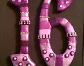 Cake toppers. Numbers Sweet 16 Sixteen Princess Party Theme Festive Pink OOAK
