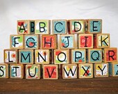 26 Wooden ABC blocks