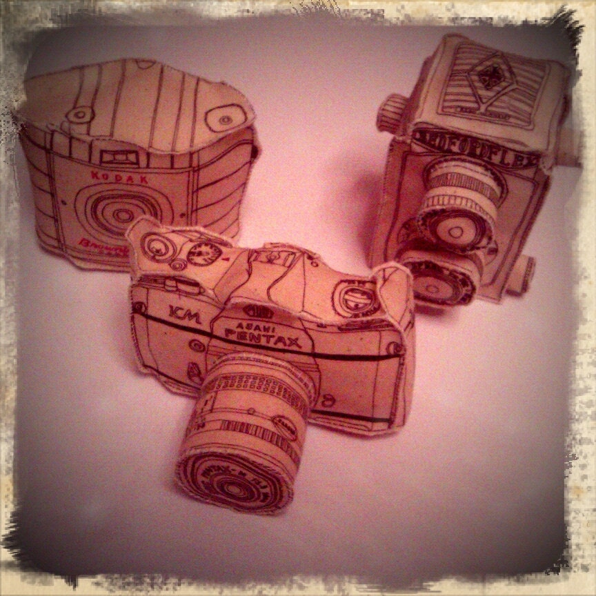 Old school fabric cameras...from the days of film.