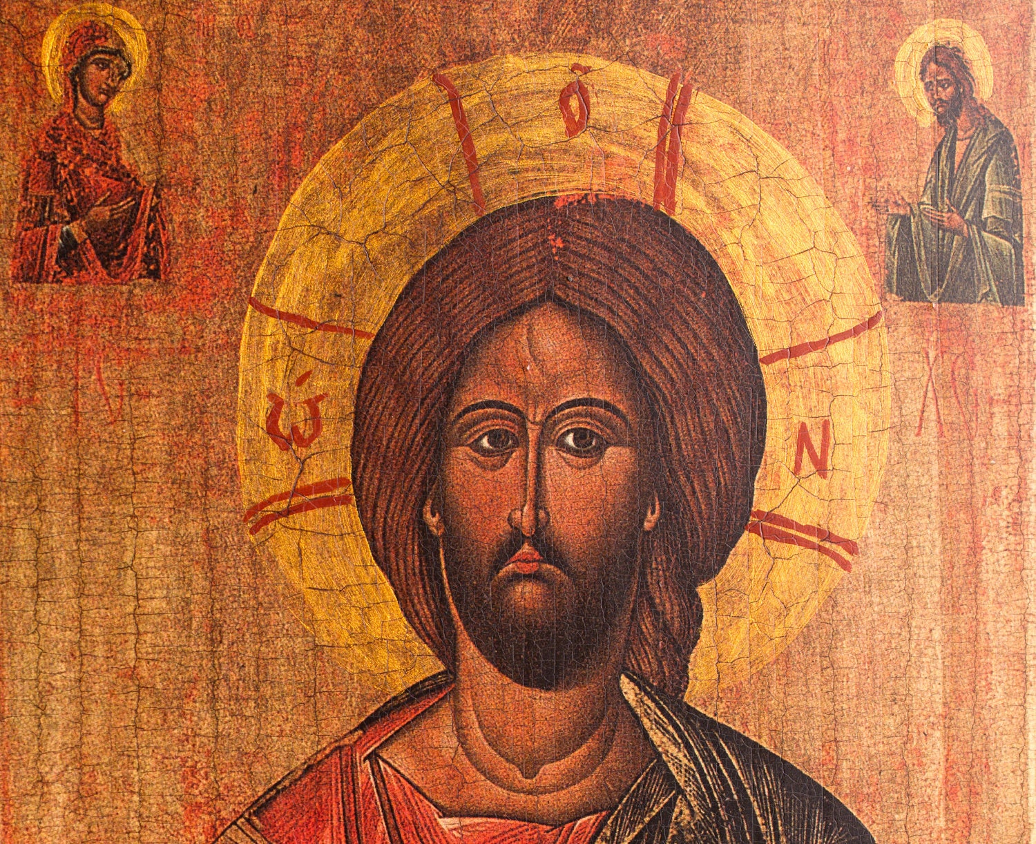 CHRIST PANTOCRATOR (XV th.) orthodox catholic religious gift for dad mom sister husband child friend parents godparents grandparent family