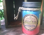 100% pure Soy Candle with Hemp Wick 16 oz. SNOW CONE