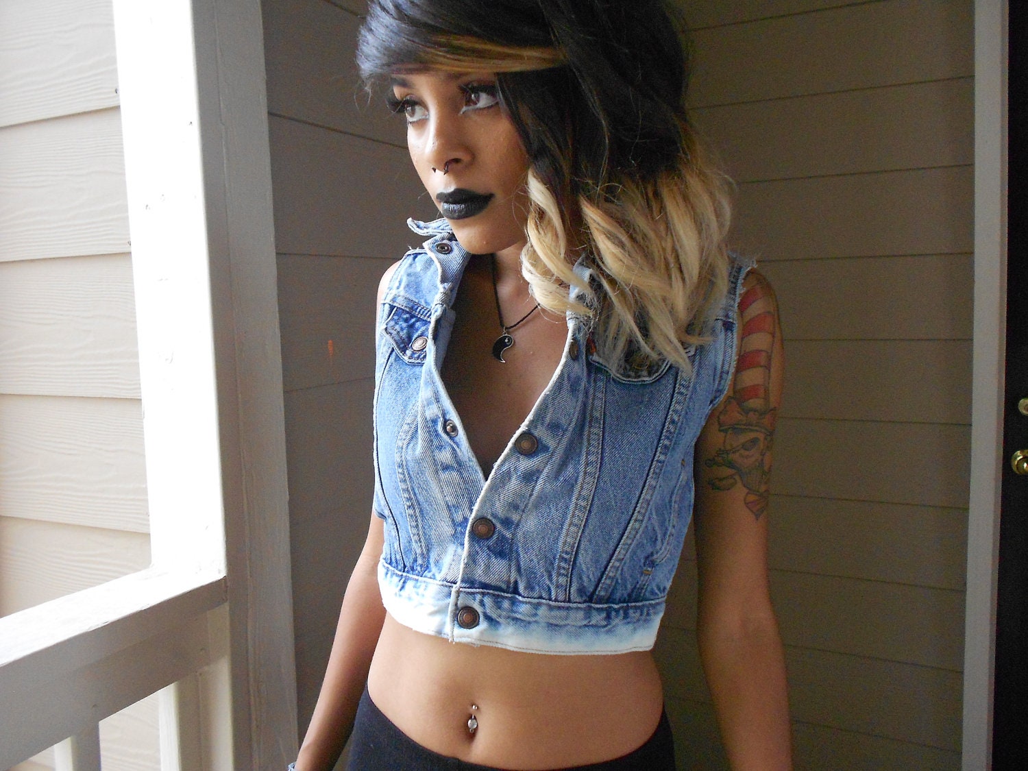 Ombre Levi Strauss Vintage Vest