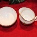 Vintage Paragon Fine English China Cream and Sugar Tea Set