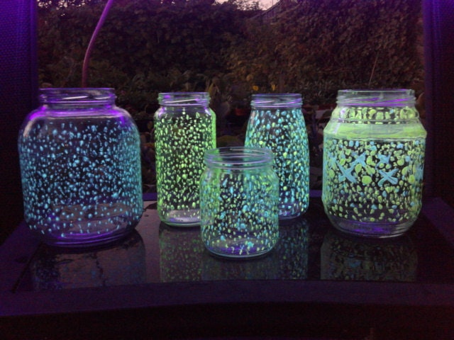 Large Glow in the Dark Jars