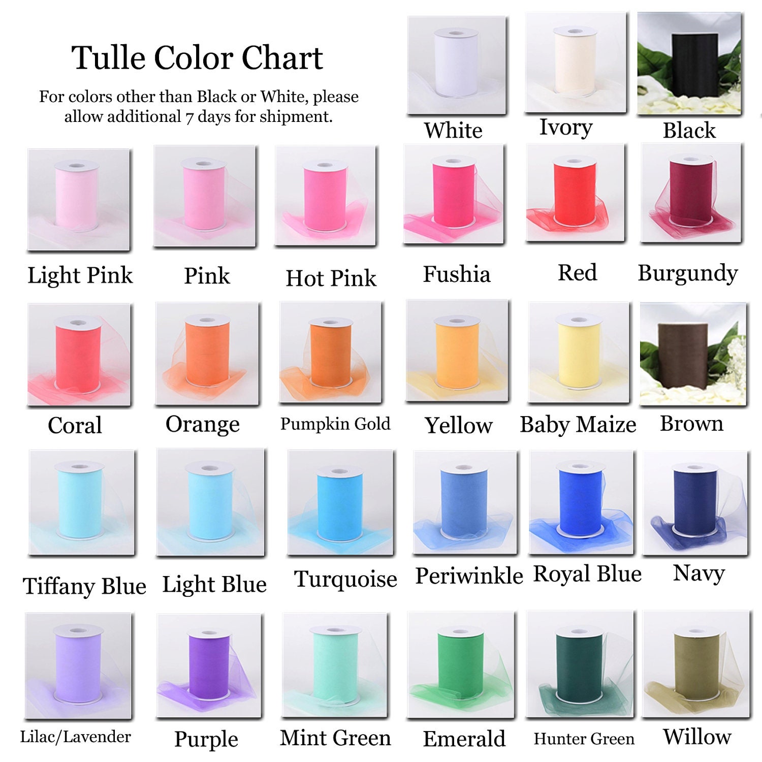 Handcrafted chair tutus add personality to your table, perfect for wedding table, bridal party, baby shower or other special occasion.