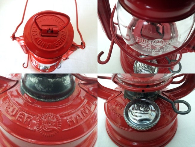 Vintage Feuer Hand Kerosene Lantern No. 175 W. Germany Super Baby