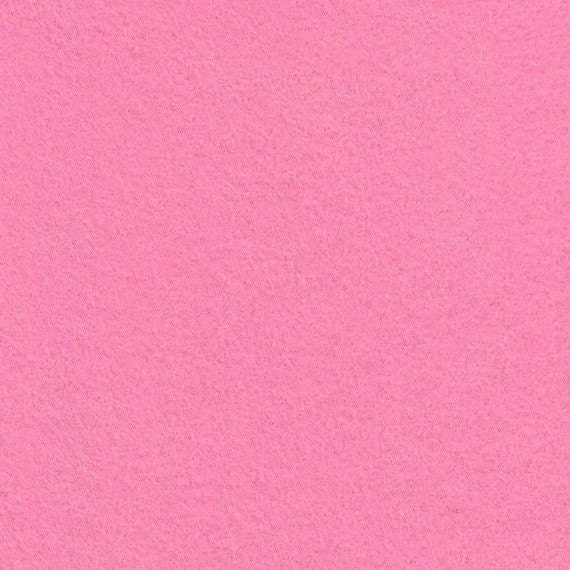 SALE - Wool Felt Sheet - Cotton Candy Pink
