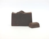 CHOCOLAT. Dark chocolate and sweet orange soap. Face and body soap. Cold process, vegan handmade. All natural.