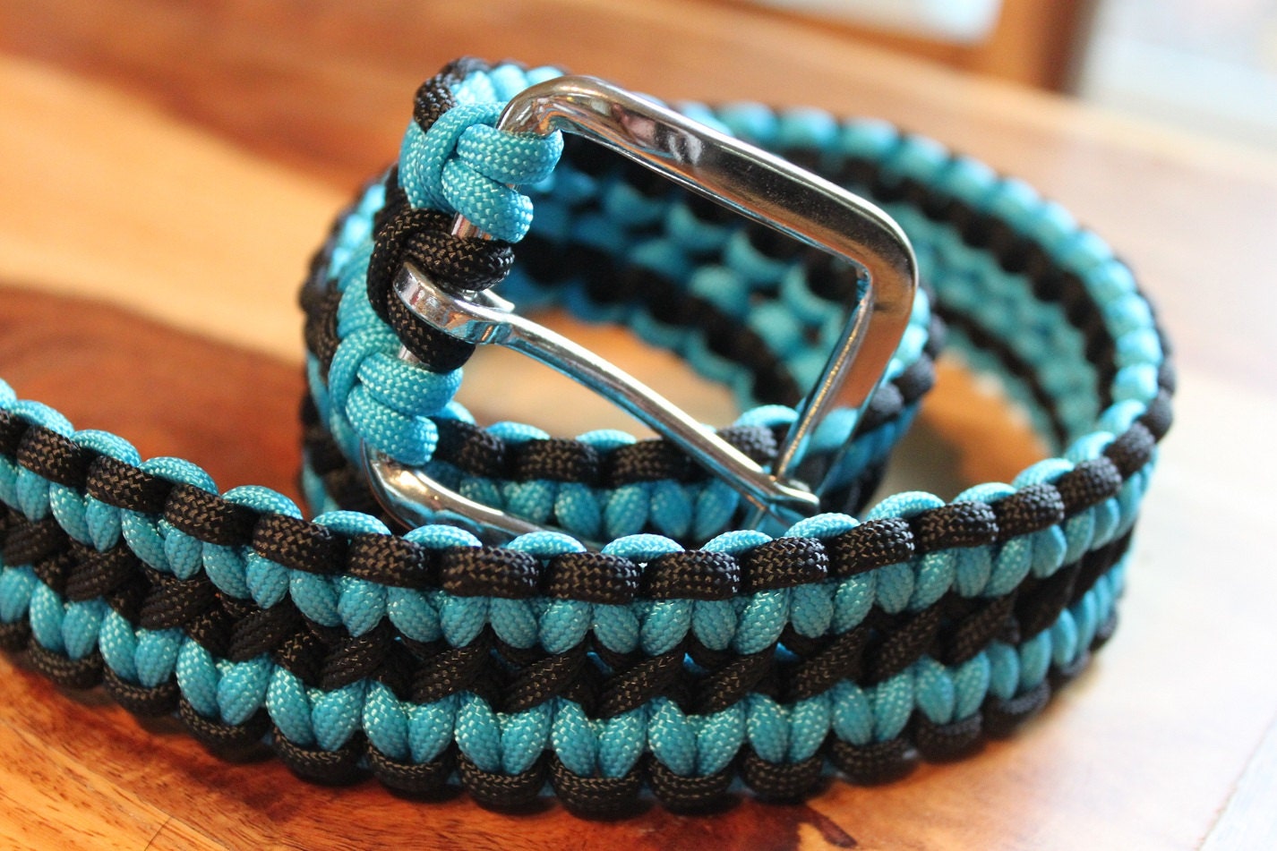 Items similar to Custom Two Colored Paracord Belt on Etsy