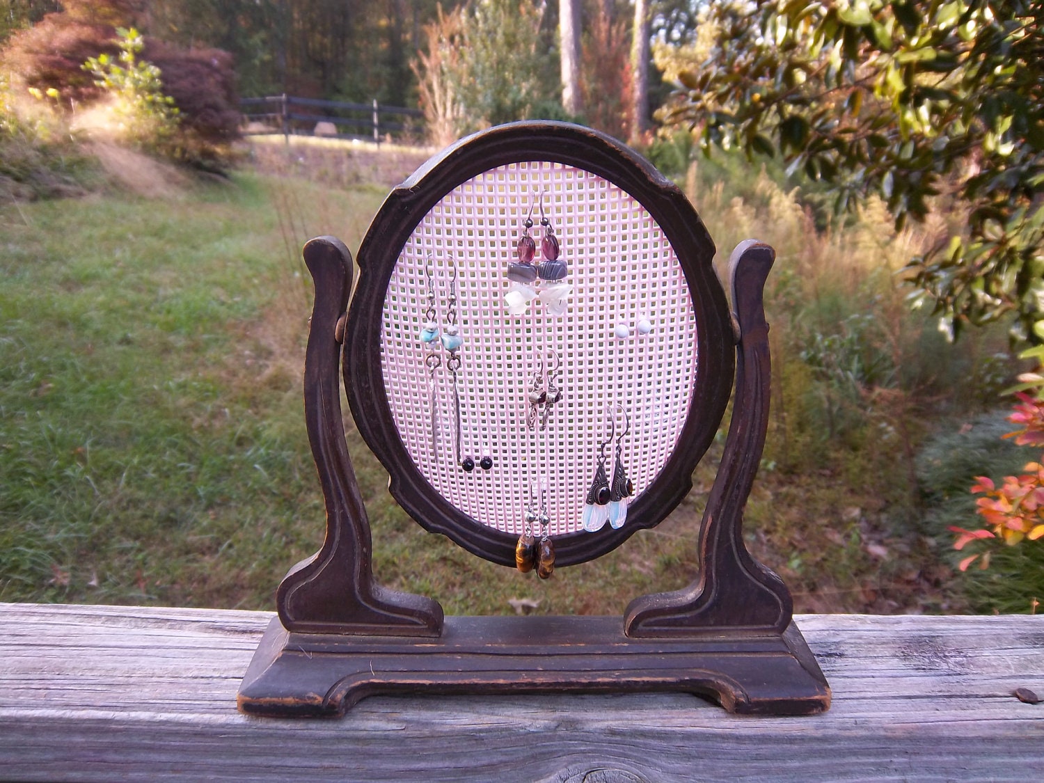 OOAK Upcycled Tilting Earring Display