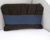 Clearance - design prototype small black clutch bag