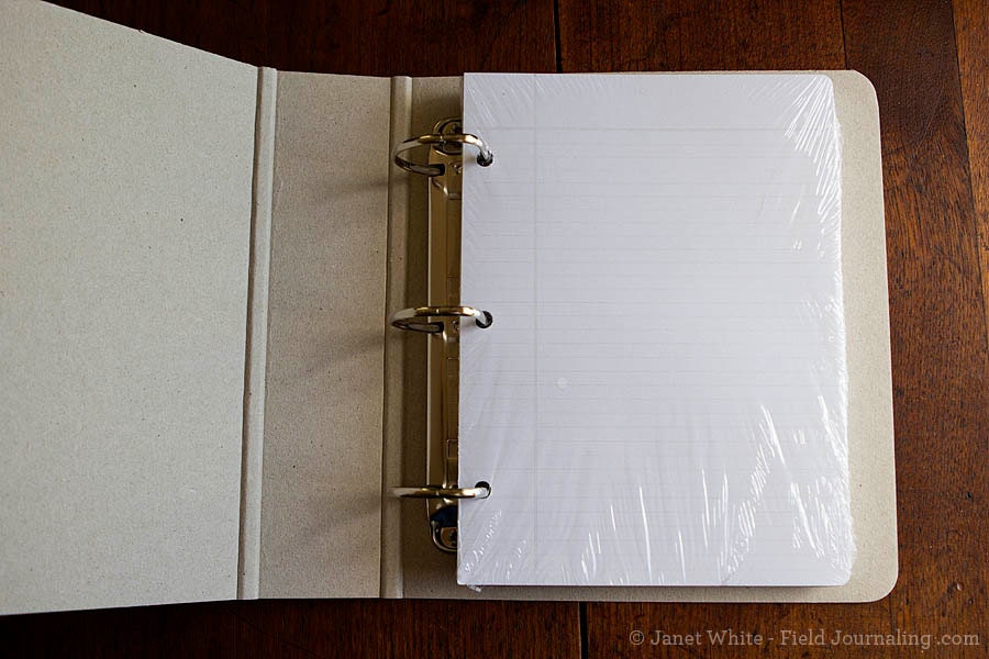Chipboard Field Journal with 125 Sheets of Field Journaling Paper