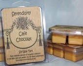 Soy Wax Tarts One package of 6 break away melts in Cafe Chocolat.