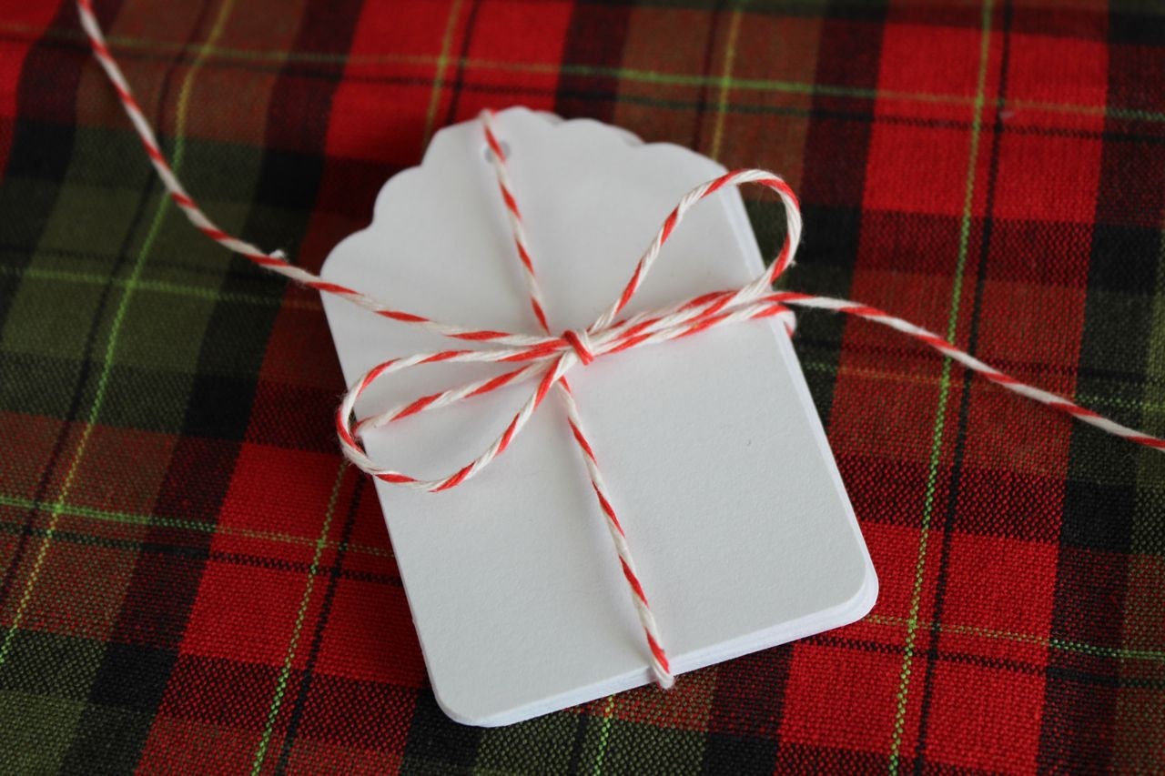 White Gift Tags