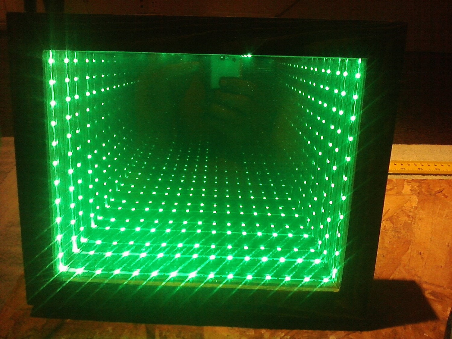 led light infinity mirror 8 x 10