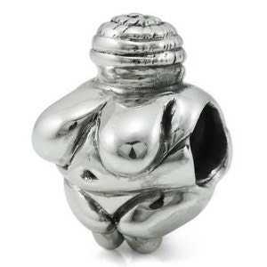 Genuine Ohm Beads Product. 925 Sterling Silver Venus Of Willendorf European Bead Charm.