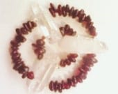Garnet Lemurian Seed Quartz Crystal Grid Reiki Healing Chakra Balancing Meditation Tool