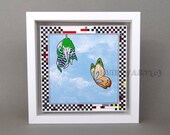 Original Painting - Butterfly Wall Art - Modern Room Decor - Fine Art