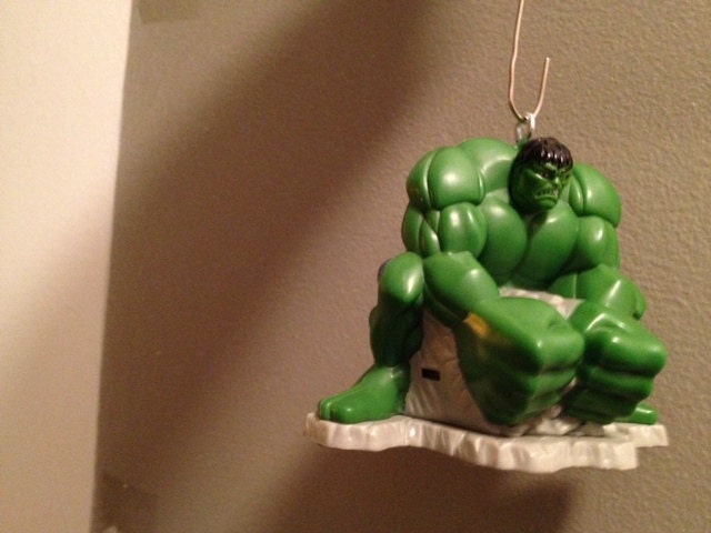 hulk christmas ornament