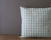 Special offer - 20% off - Set of 2 pillow covers in soft blue and white 40x40cm (16x16inches)