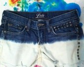 Bleach Dye Custom Shorts