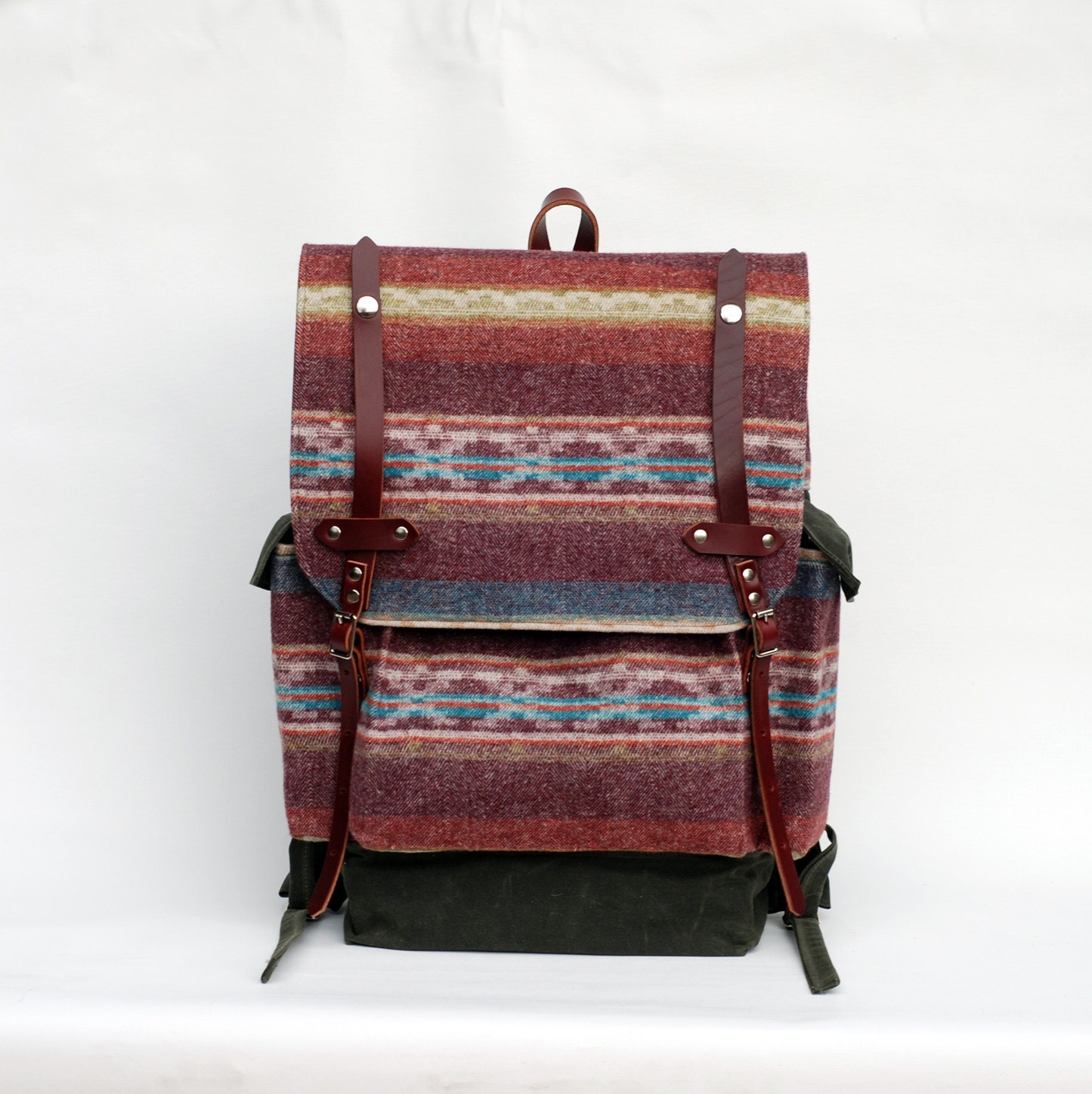 The Wayfarer Backpack in Limited Edition Wool Print