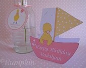 Little Duckling's Boat - Birthday Card- Personalised & Hand Cut