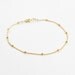 Satellite - thin gold fill bracelet - simple delicate jewelry