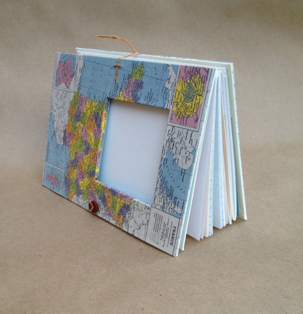 France Handmade Versatile Travel Journal for Art, Photos and Writing - MADE TO ORDER
