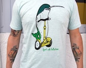 Narwhal Named GOB shirt - unisex sizes in heather green - narwhal tshirt