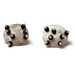Big Bang Earrings sterling silver hand made glass