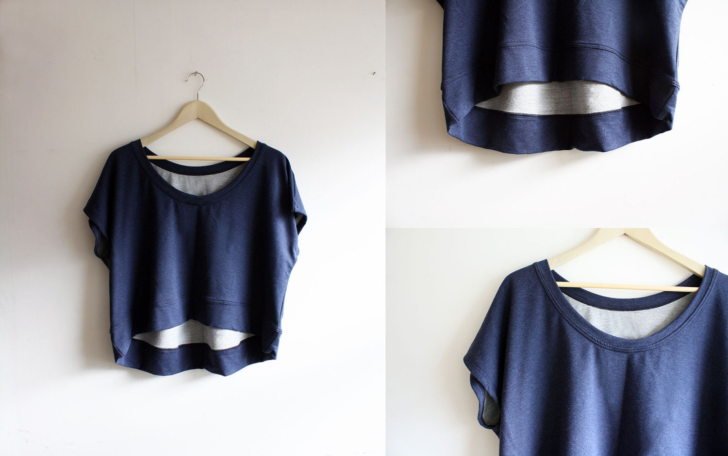Short-Sleeved Asymmetrical Sweatshirt / F:W 2012 / Replicca Clothing