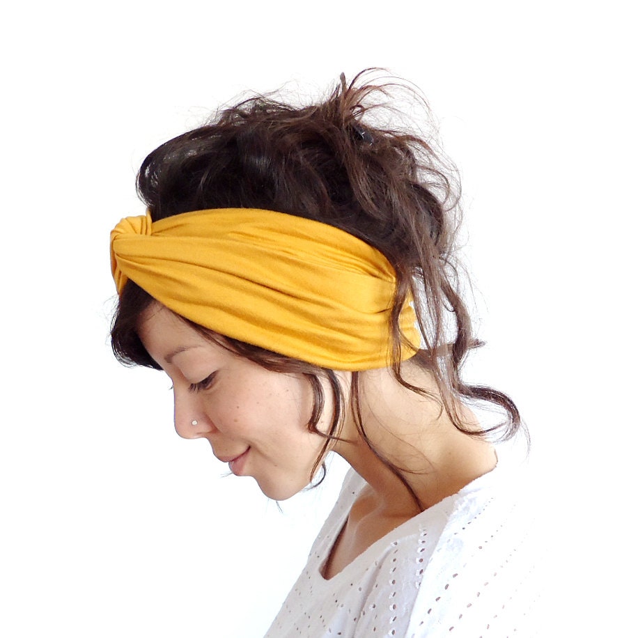 Turban Headband Mustard