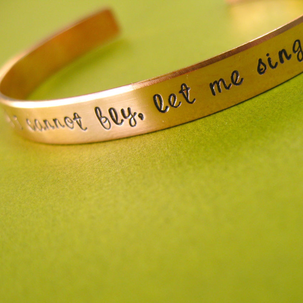 Personalized Cuff Bracelet in copper - custom quote