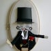 Victor Hugo - Mixed Media Fiber Art - Art doll - Embroidery Loop